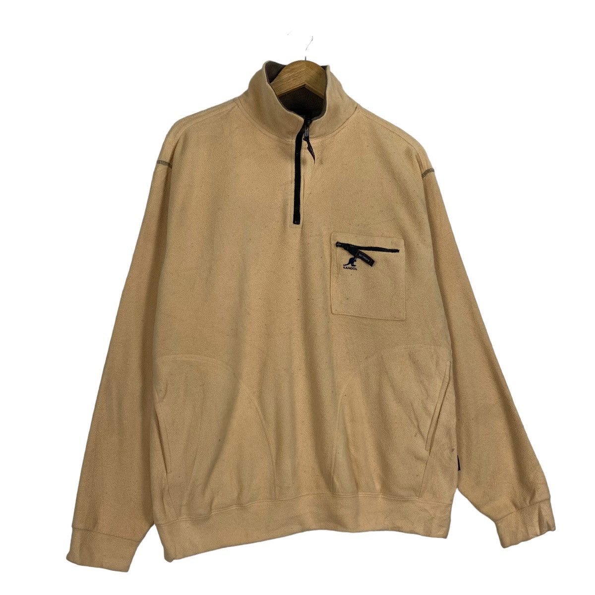 Japanese Brand × Kangol 🔥KANGOL HALFZIP FLEECE Size US M / EU 48-50 / 2 - 3 Thumbnail
