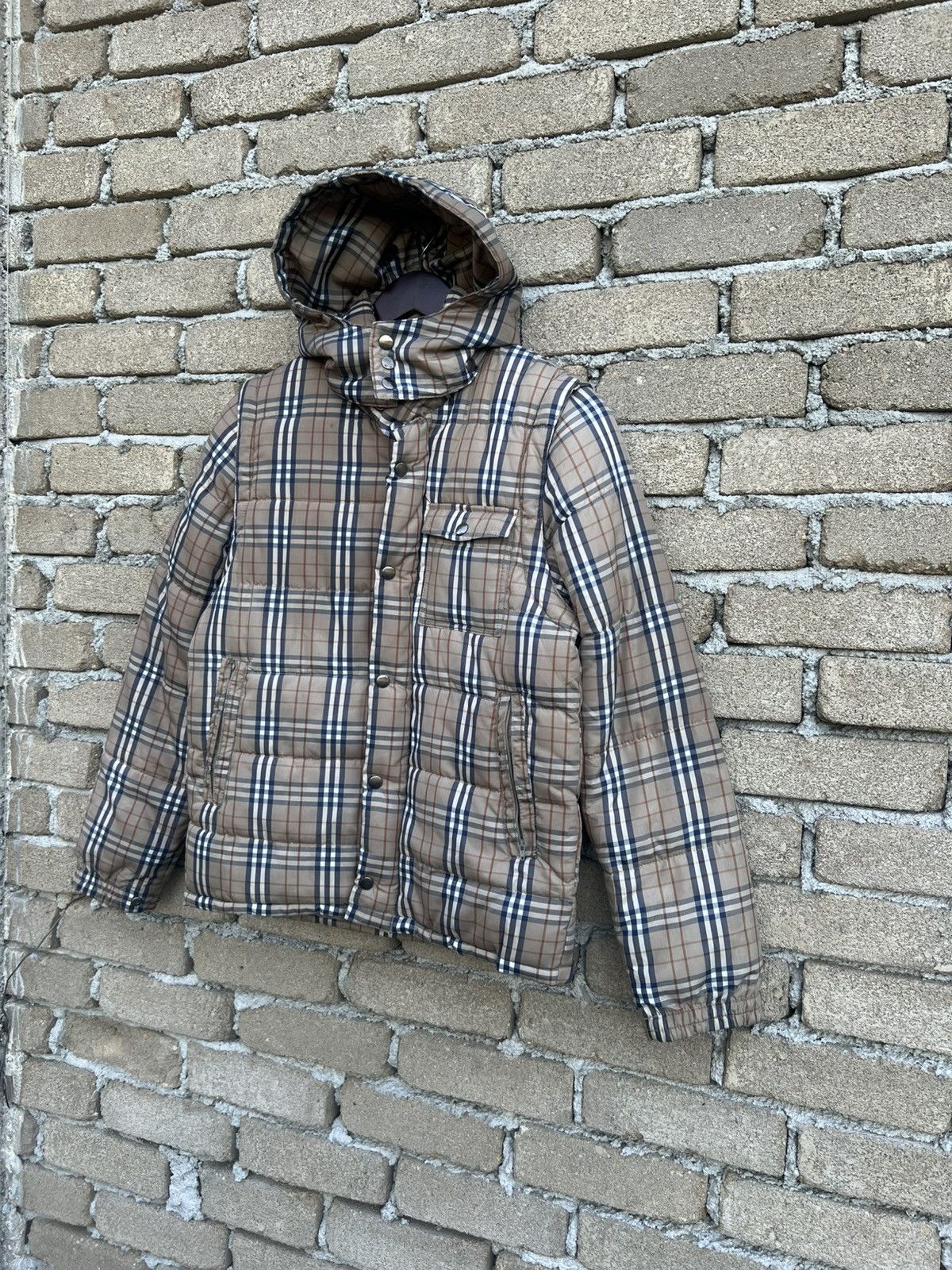 Japanese Brand Panhard Puffer With Hoodie Novacheck Size M / US 6-8 / IT 42-44 - 3 Thumbnail