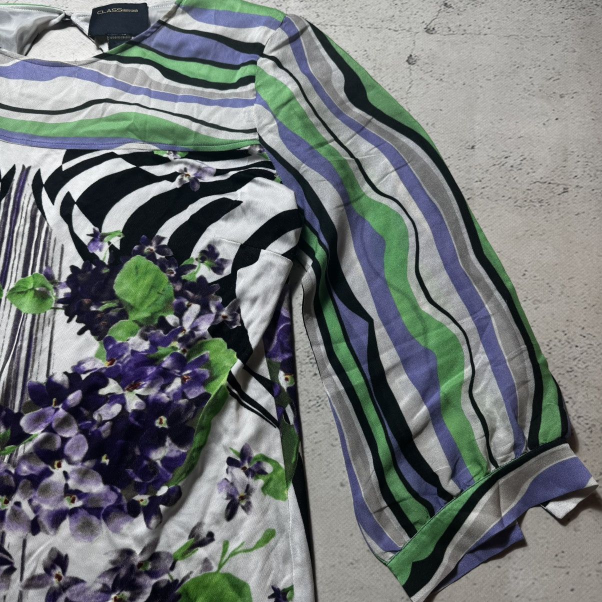Just Cavalli × Roberto Cavalli vintage class roberto cavalli silk dress flowers print Size XL / US 12-14 / IT 48-50 - 6 Thumbnail
