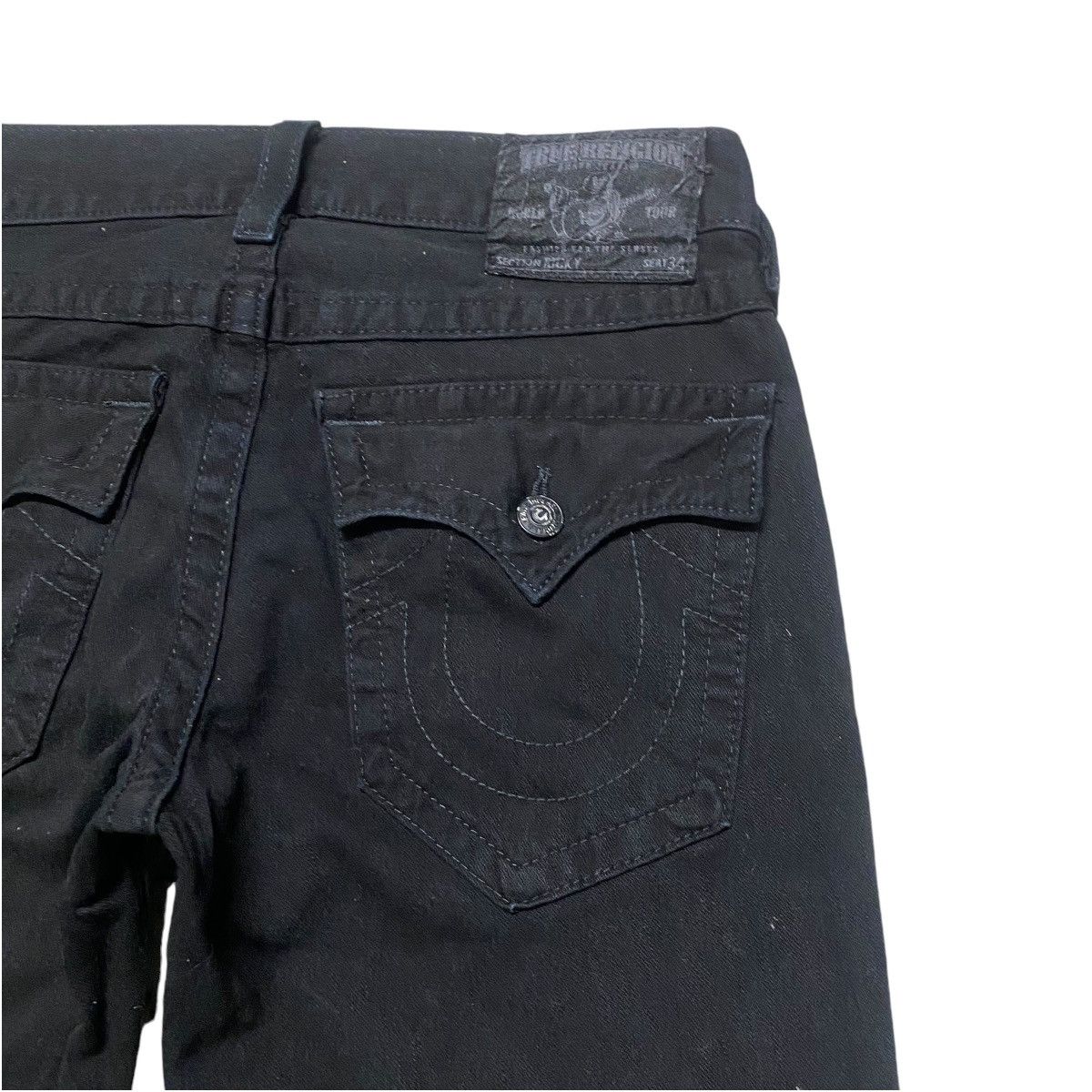 True Religion × Vintage True Religion Black Straight Pants
