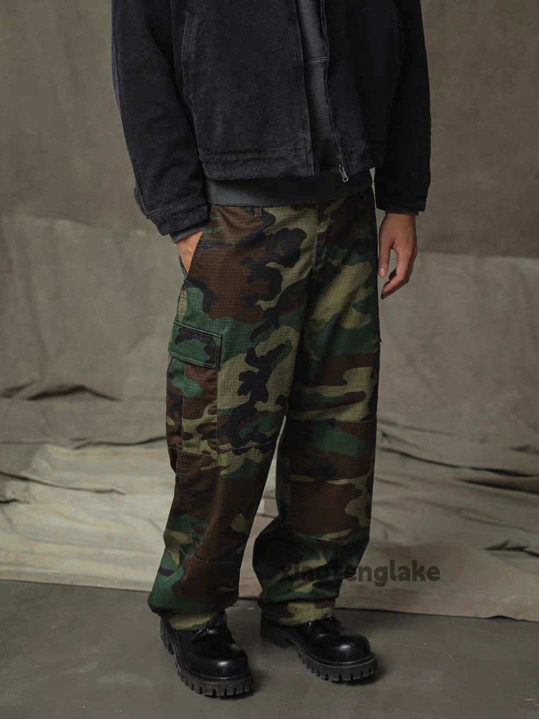 Designer × Vintage loose baggy outdoor sports utility military cargo pants Size US 32 / EU 48 - 6 Thumbnail
