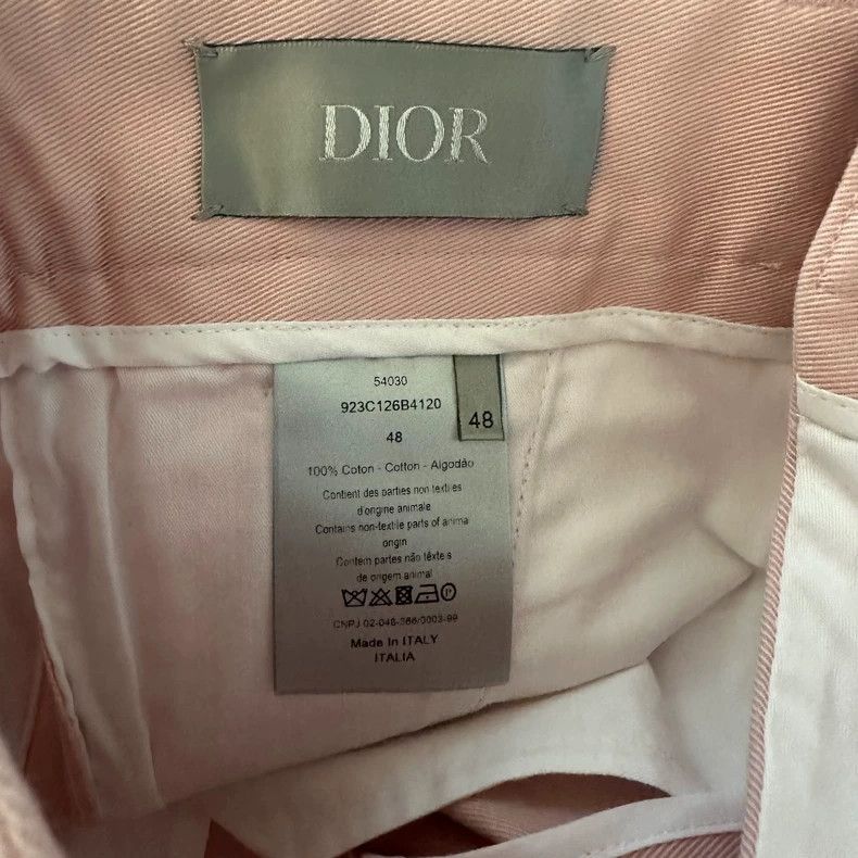 Dior Dior size US 48 19ss lotus root pink rolled slacks pants 25 Size US 32 / EU 48 - 5 Thumbnail