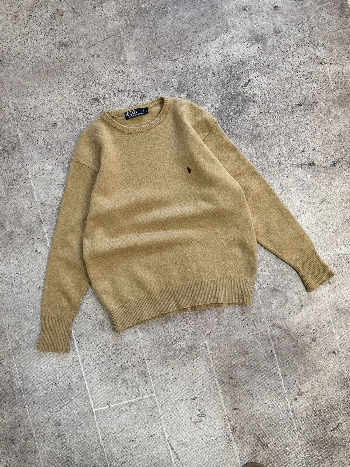 Polo Ralph Lauren FADED Polo Ralph Lauren Cable Knit cottone sweater Size US M / EU 48-50 / 2 - 4 Thumbnail