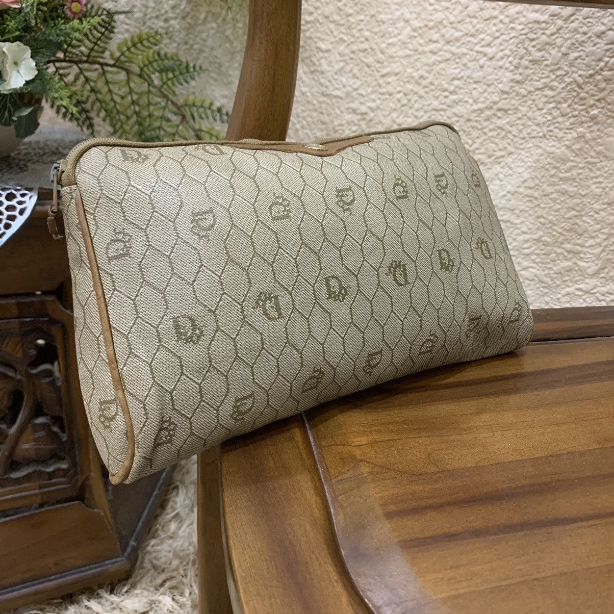 ⚡️Christian Dior monagram Dior clutch bag