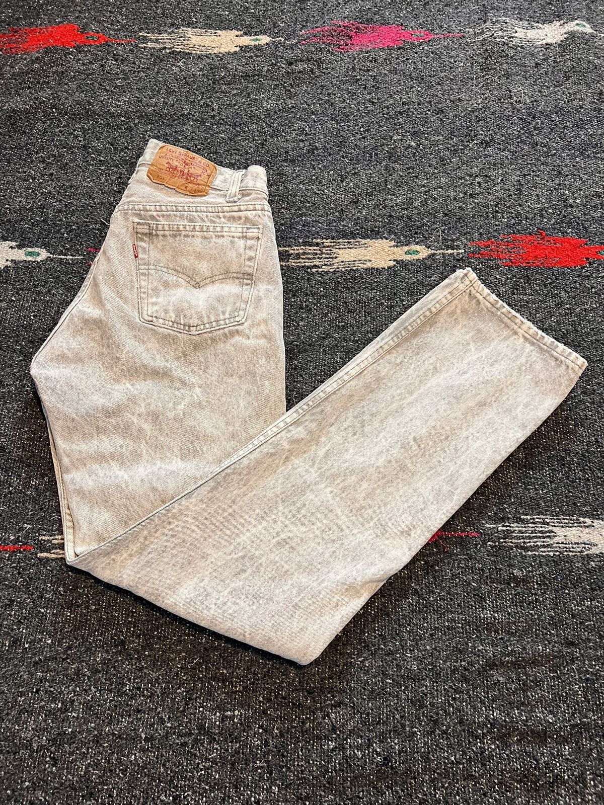 image of Levis x Vintage VTG 1988 Levi's 501 Button Fly Gray Stonewash Jeans Usa in Grey, Men's (Size 29)