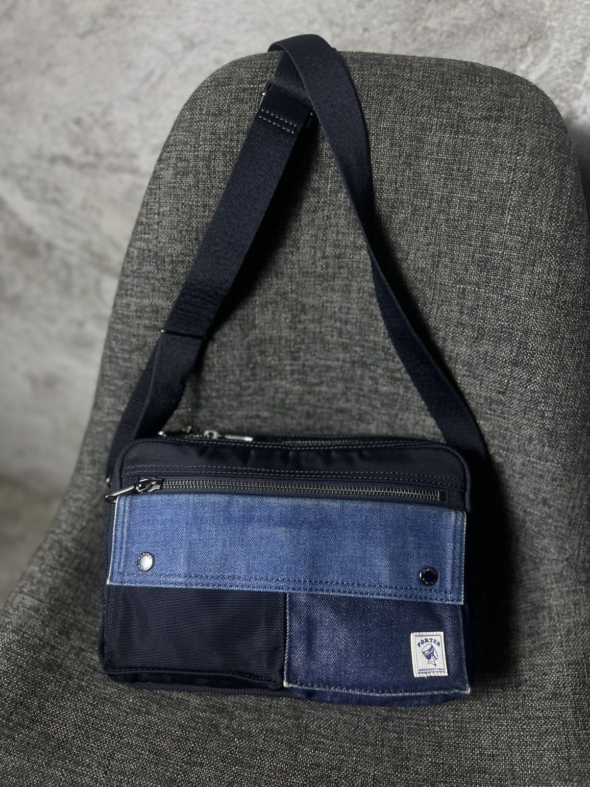 Porter Porter International - Patchwork Denim - Shoulder Bag Size ONE SIZE - 2 Thumbnail