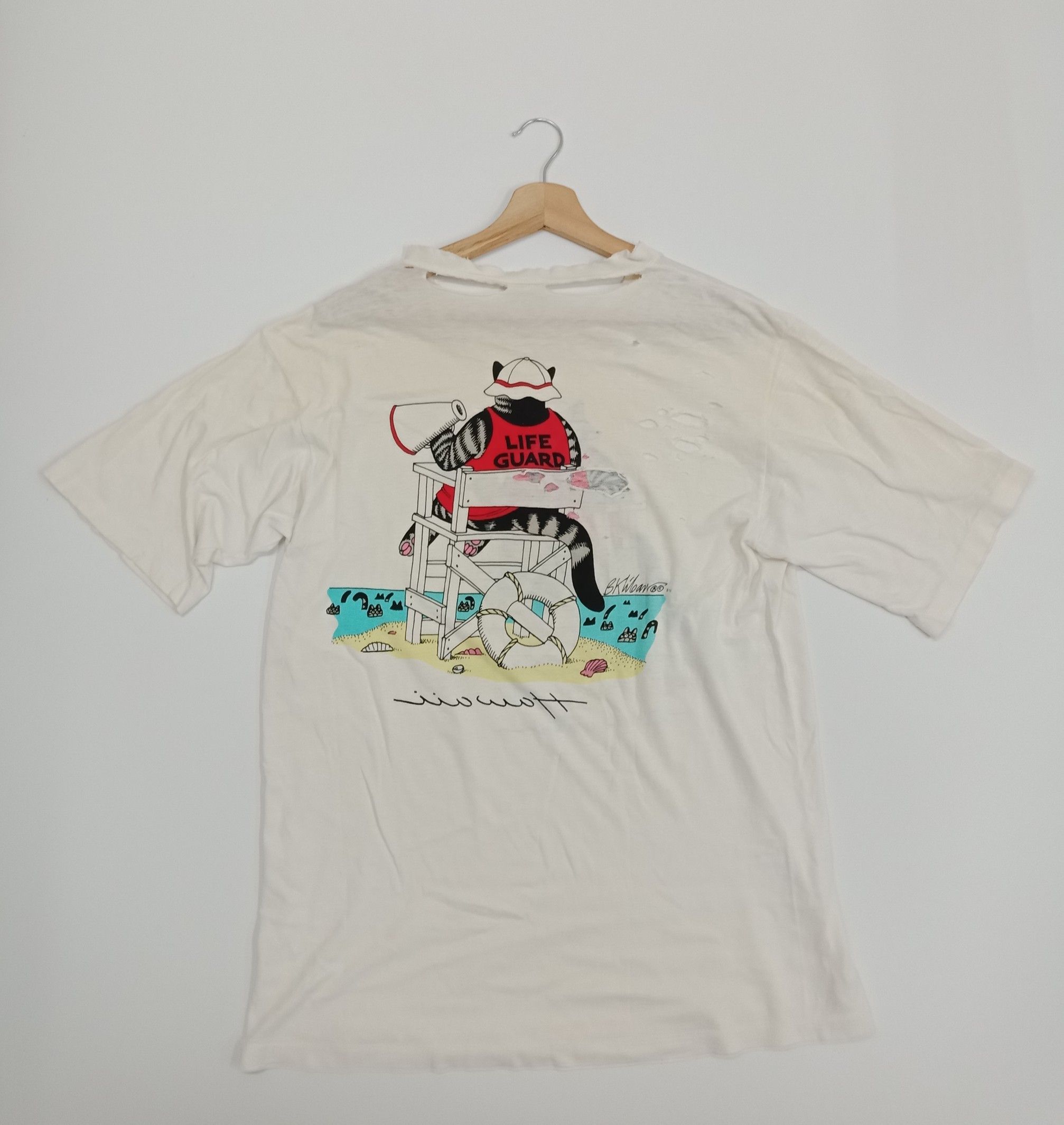 Vintage Vintage Cat Hawaii Distressed #D Size US L / EU 52-54 / 3 - 2 Thumbnail