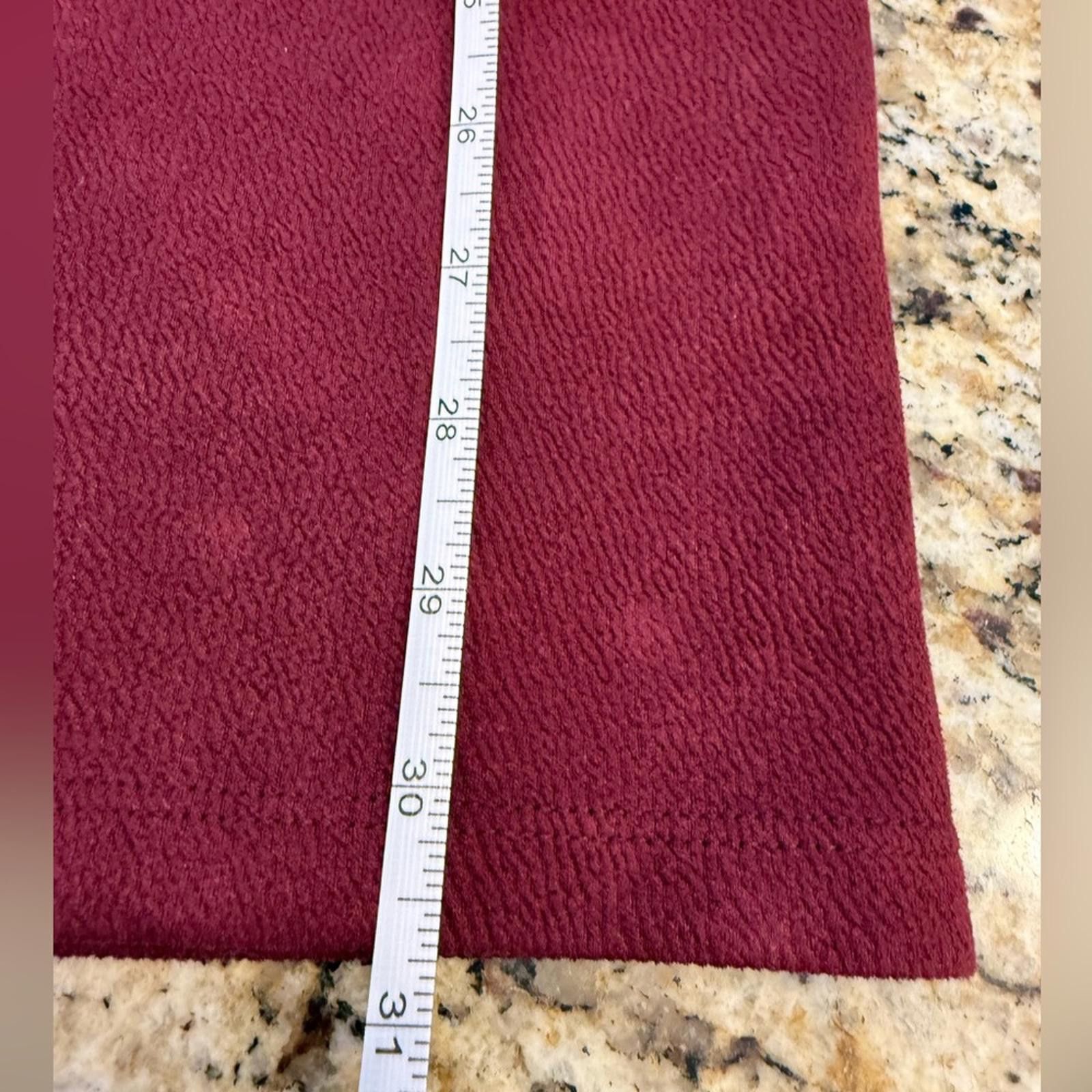 Other Bishop & Young burgundy textured midi shift dress SZ SM Size S / US 4 / IT 40 - 9 Thumbnail