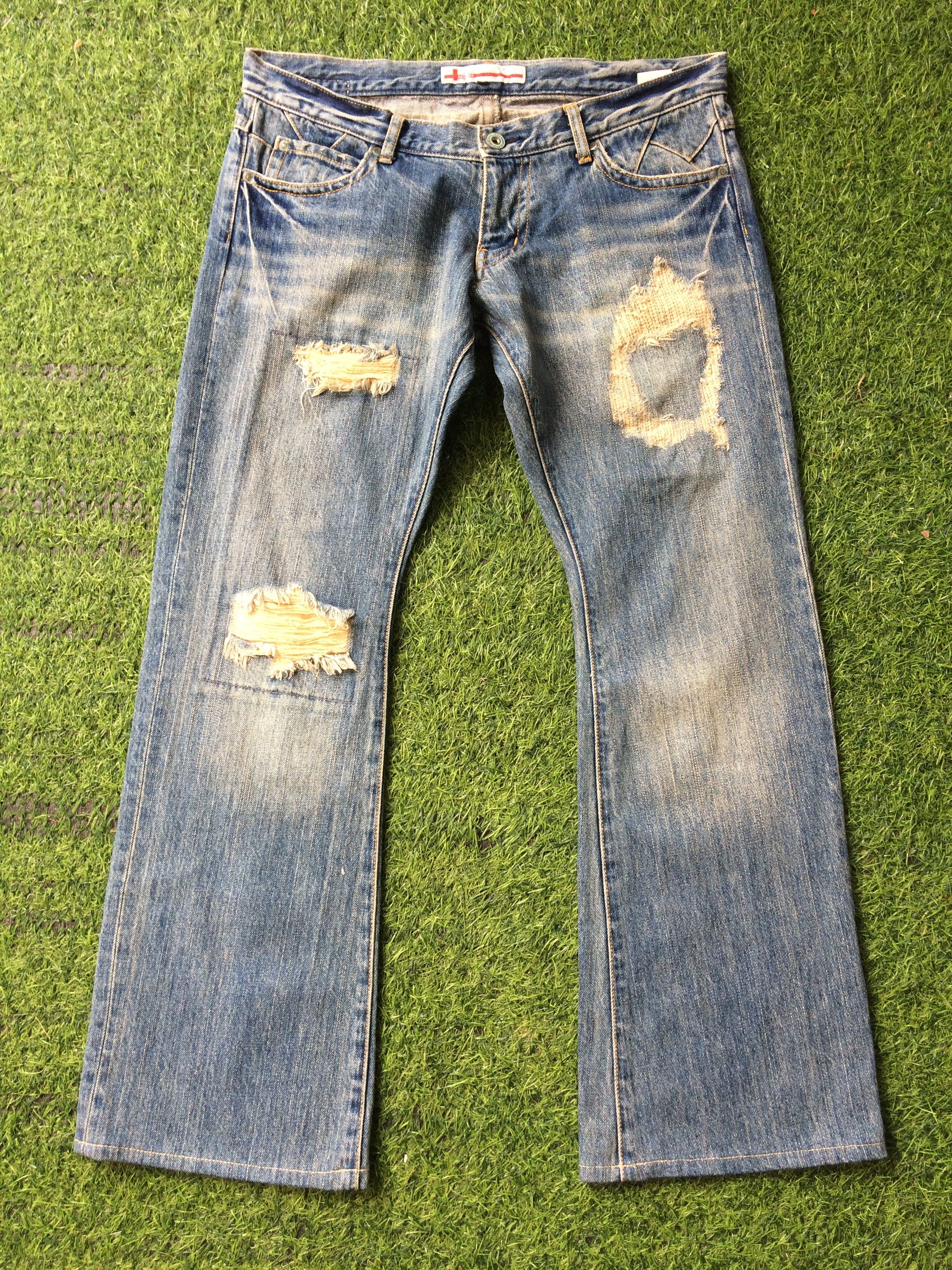 Japanese Brand × Unsound Rags Geneose Low Waist Japanese Bootcut Jeans #D-655 Size US 33 - 1 Thumbnail