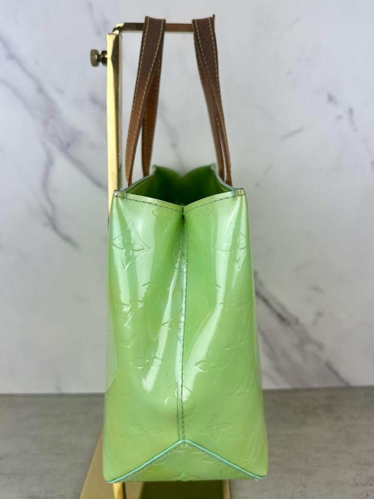 Louis Vuitton Louis Vuitton Green Vernis Reade PM Size ONE SIZE - 3 Thumbnail
