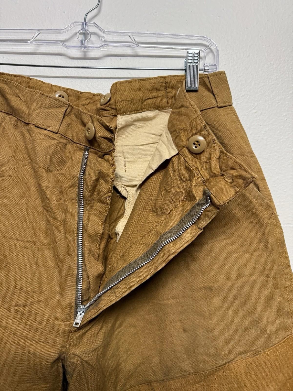 SafTbak 1960s SafTbak Hunting Pants Men's 30/29 Canvas Duck Size ONE SIZE - 3 Thumbnail