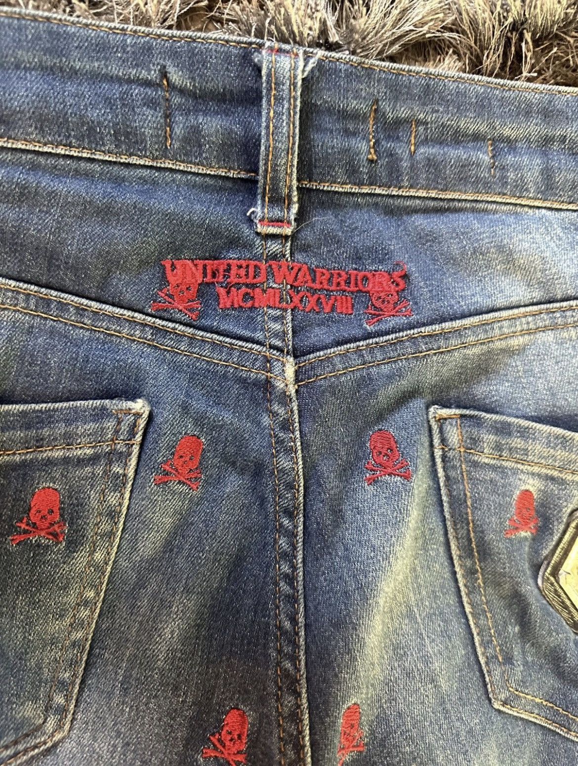 Philipp Plein Phillip Plein Illegal Fight ClubUnited Warriors Skull Denim Size US 30 / EU 46 - 4 Thumbnail