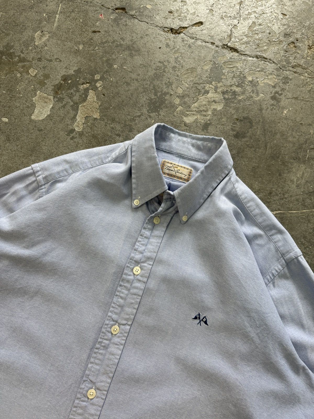 Burberry Thomas Burberry Vintage Shirt Size US L / EU 52-54 / 3 - 2 Thumbnail