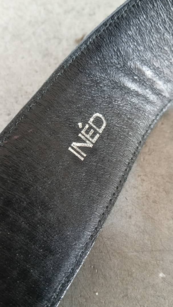 Yohji Yamamoto Final Drop🔥⚡INE'D BY YOHJI YAMAMOTO LEATHER BELTS Size ONE SIZE - 2 Thumbnail