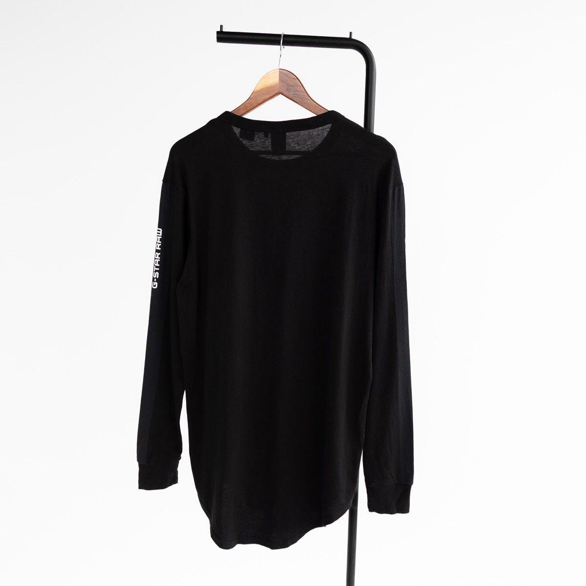 G-Star G-Star Raw Swando Graphic Relaxed Black Long Sleeve T-Shirt Size US L / EU 52-54 / 3 - 2 Thumbnail
