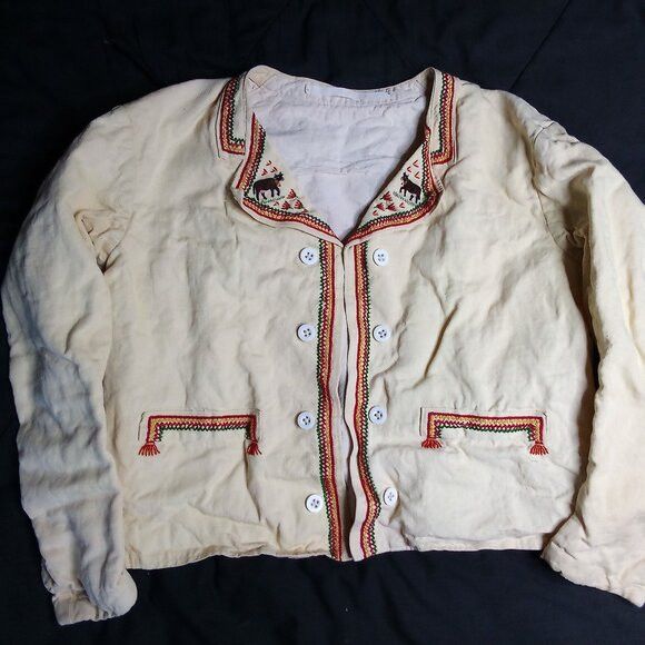 Other Vintage WWe. Koller-Speck Embroidered Shirt Jacket Blazer Size L / US 10 / IT 46 - 1 Thumbnail