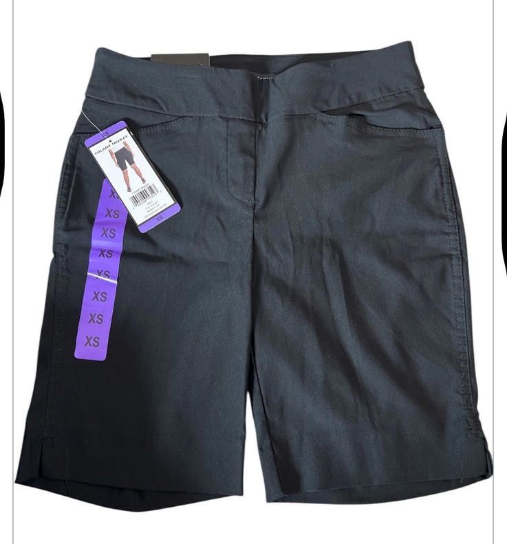 Designer Hilary Bradley Ladies' Pull On Bermuda Short Sz XS 9” Inseam Size 26" / US 2 / IT 38 - 1 Thumbnail