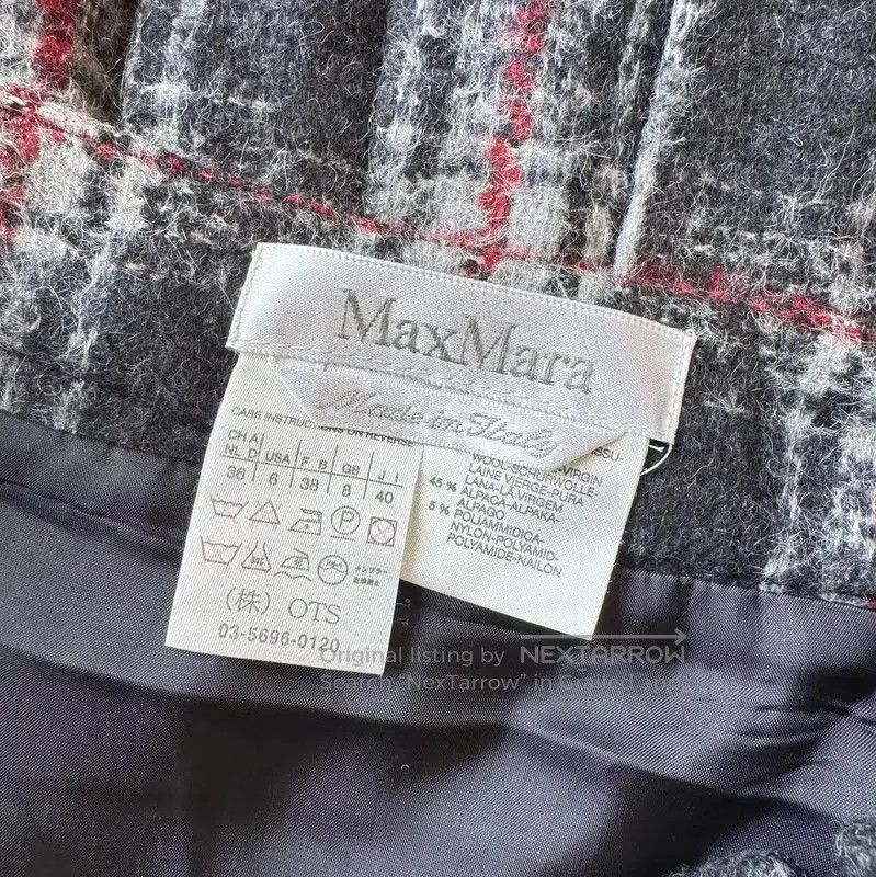 Max Mara MaxMara Colorful Wool Midi Skirt . Size 23" - 8 Thumbnail