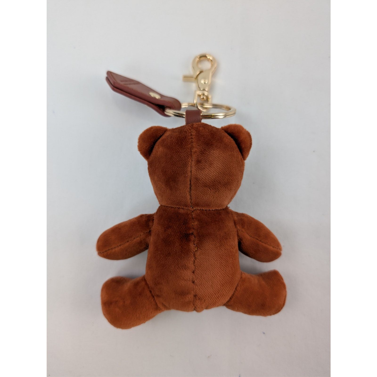 Vivienne Westwood o1rshd1 Size: OS / Teddy Bear Keyring in Burnt Orange Velvet Size ONE SIZE - 8 Thumbnail
