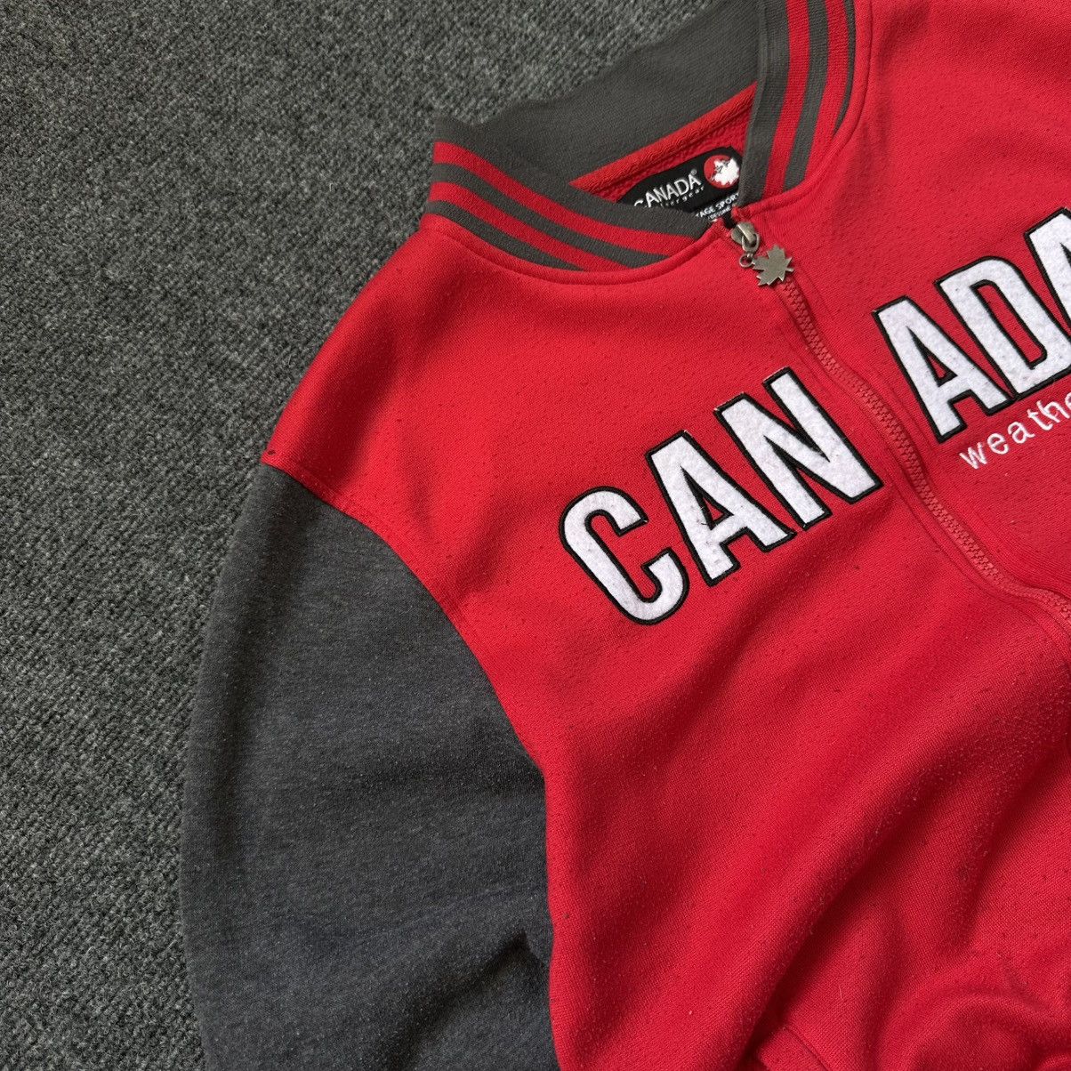 Canada West VTG Mans Zip Sweater Canada Size M 🍁 Big Logo Distressed 00s Size US M / EU 48-50 / 2 - 9 Thumbnail