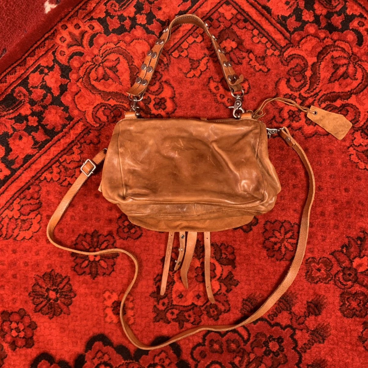 A.S.98 High Fashion Vintage A.S.98 Leather Multi-Strap Shoulder Bag Size ONE SIZE - 8 Thumbnail
