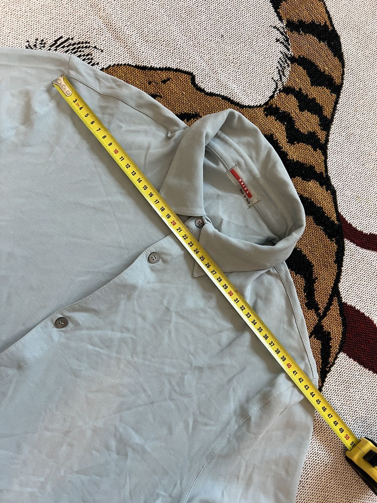 Prada Vintage pastel blue Prada polo shirt Size US M / EU 48-50 / 2 - 6 Thumbnail