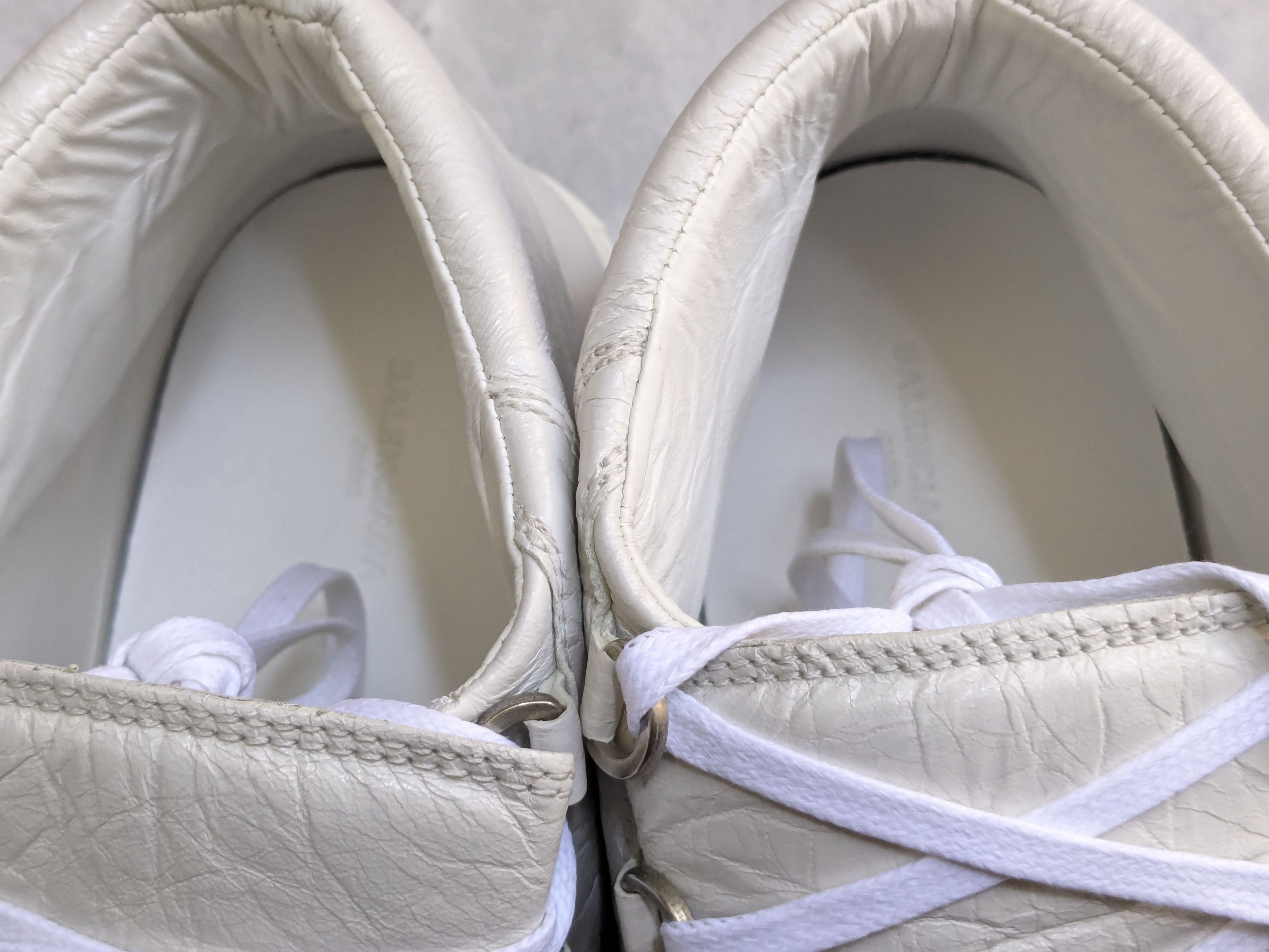 Balenciaga Balenciaga Arena Sneakers White 12 45 High Tops Leather Size US 12 / EU 45 - 3 Thumbnail