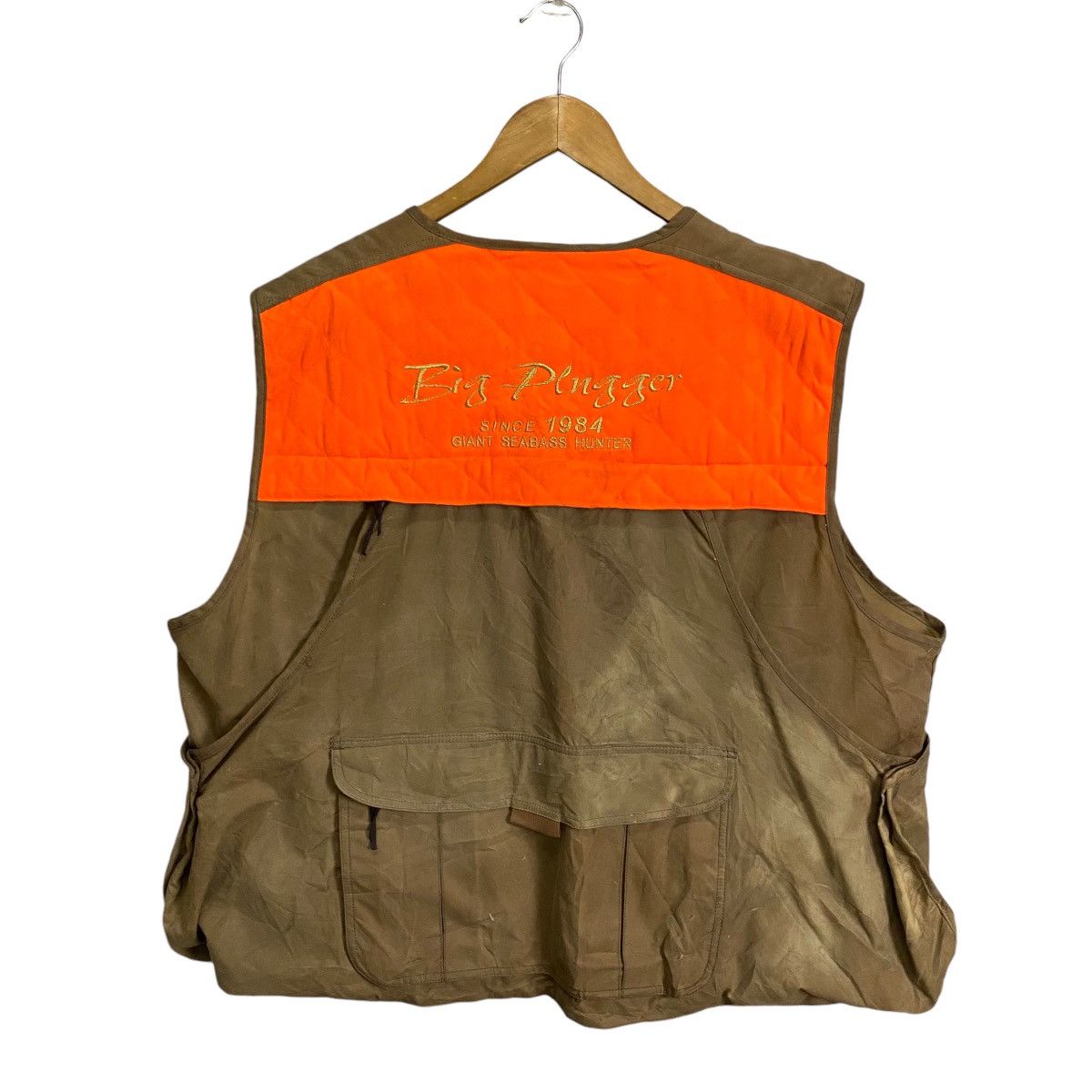 Hunter Cabelas Big Plugger Tin Cloth Seabass Hunting vest Size US XXL / EU 58 / 5 - 4 Thumbnail