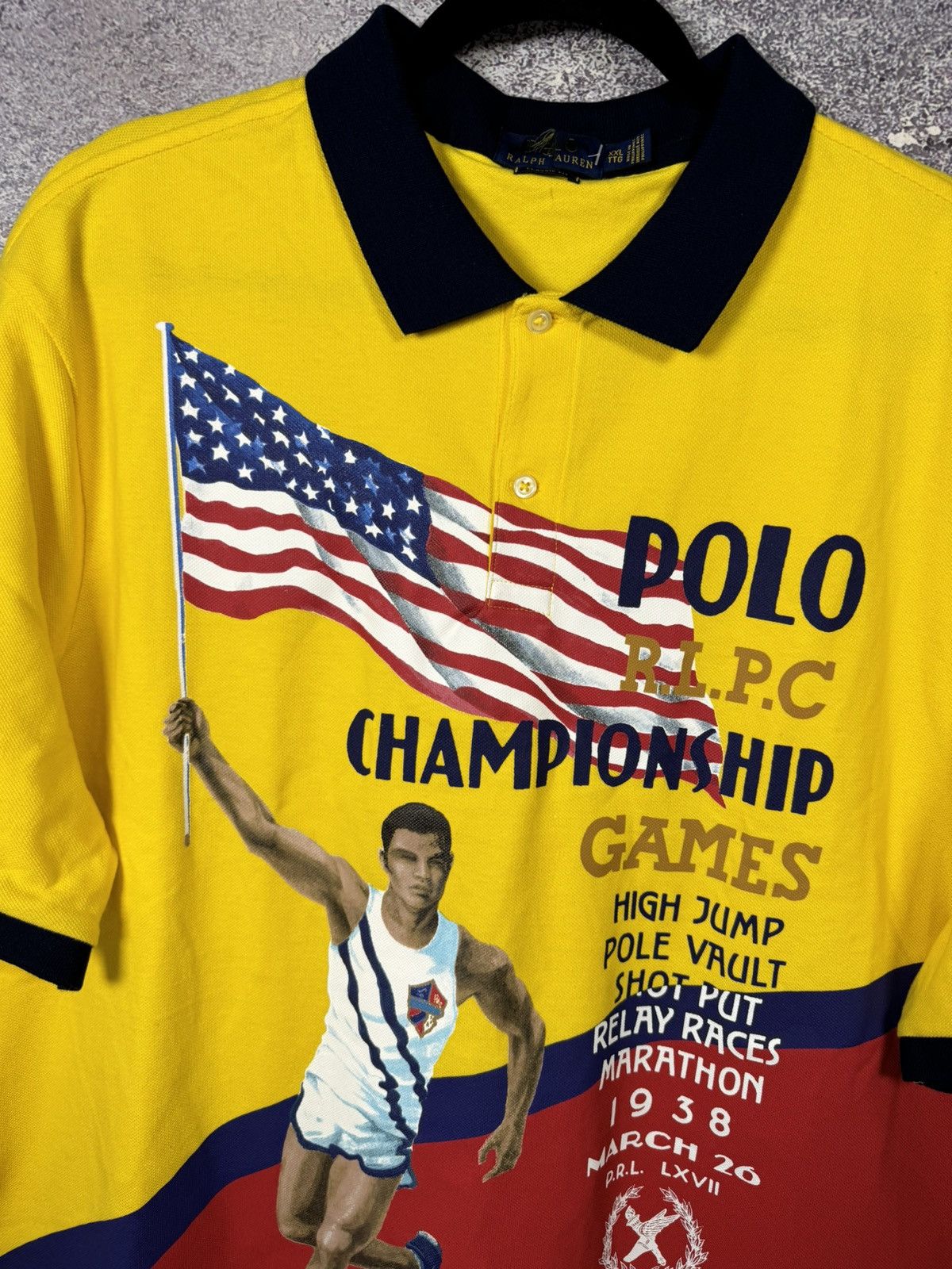Polo Ralph Lauren POLO RALPH LAUREN CHAMPIONSHIP GAMES USA OLYMPICS POLO 2XL Size US XXL / EU 58 / 5 - 4 Thumbnail