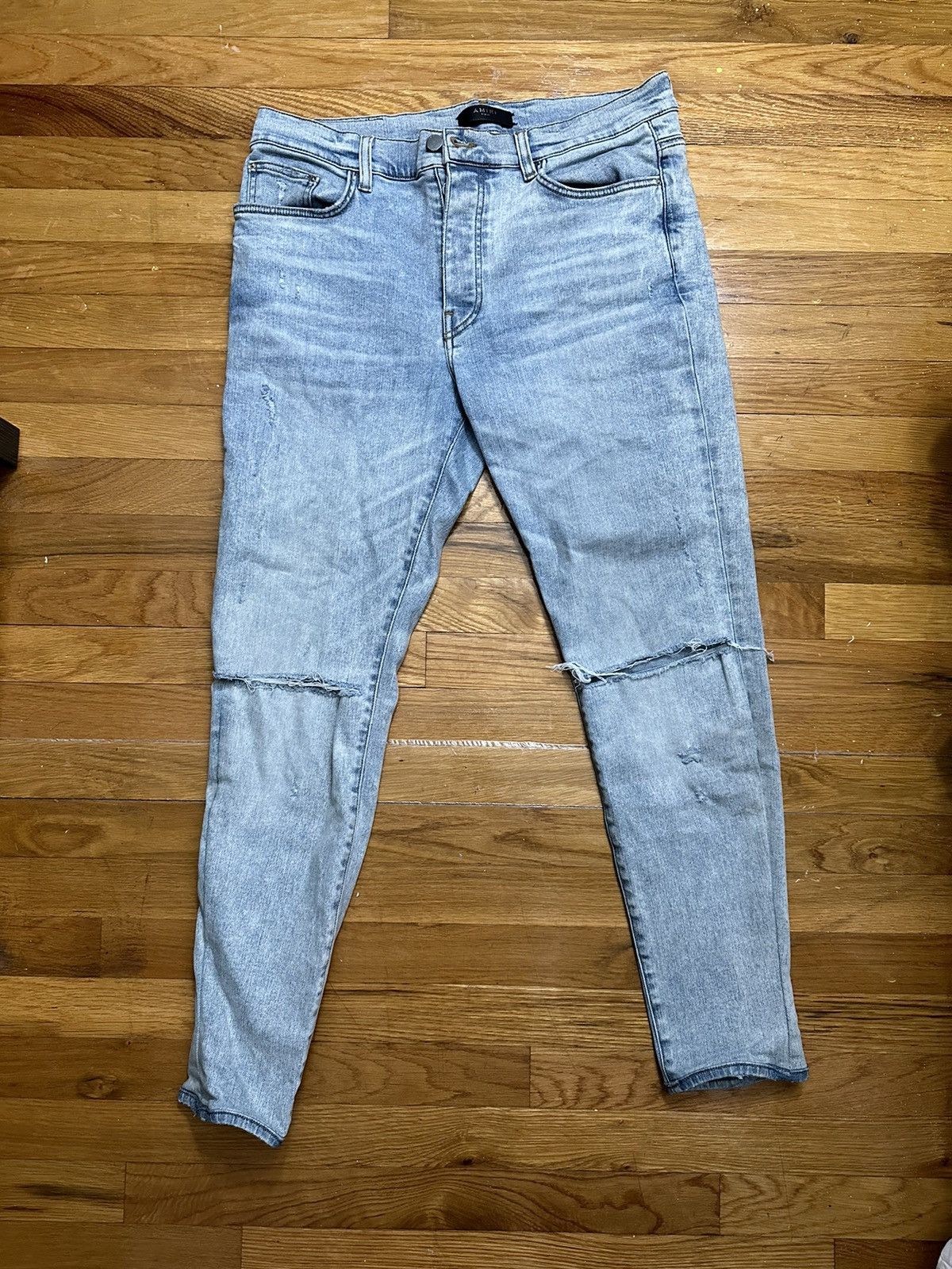 image of Amiri Blue Denim Jeans, Men's (Size 36)