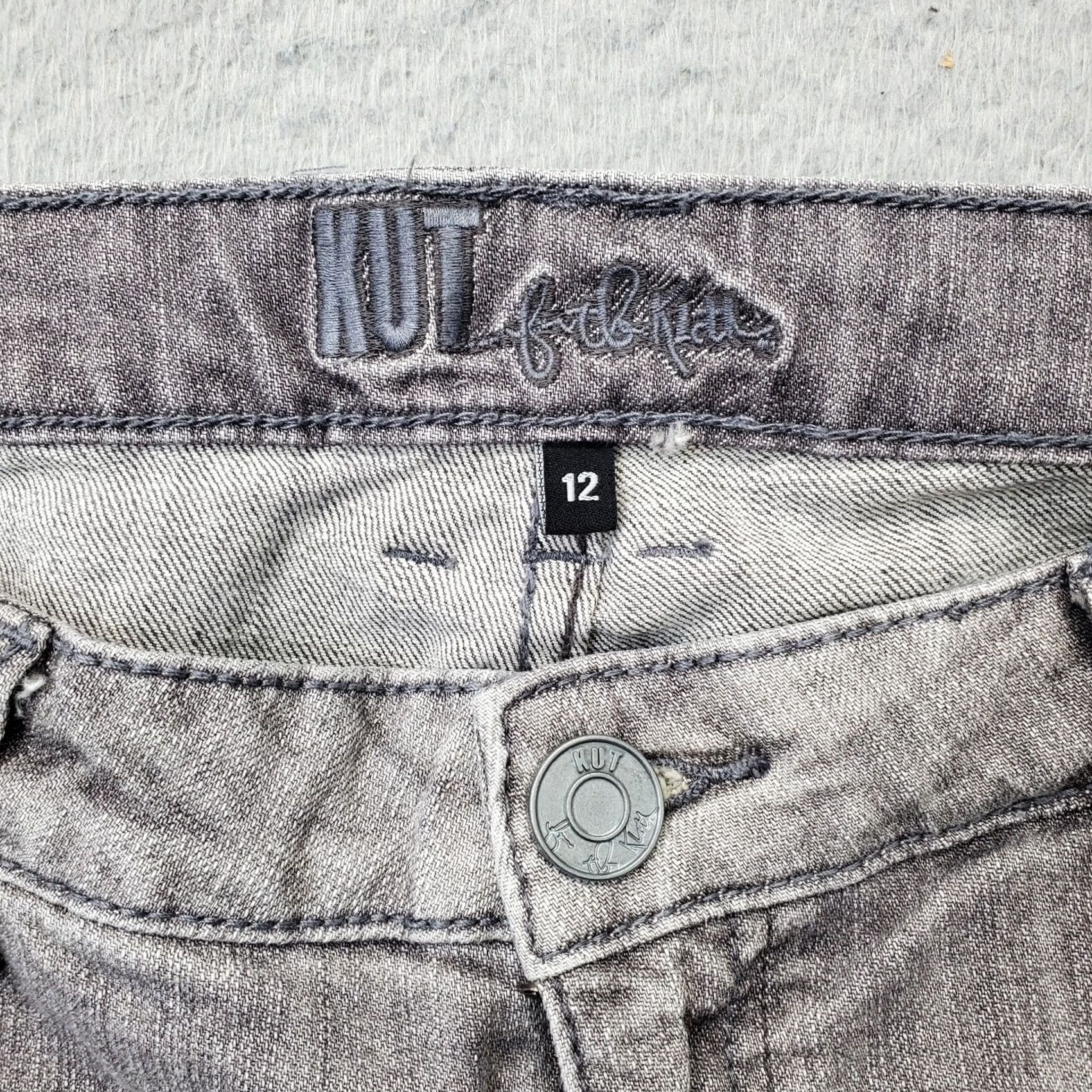 Vintage KUT from the Kloth Jeans Womens Size 12 Multi Denim Stretch Cotton Straight Leg Jeans Size 34" / US 12 / IT 48 - 6 Thumbnail