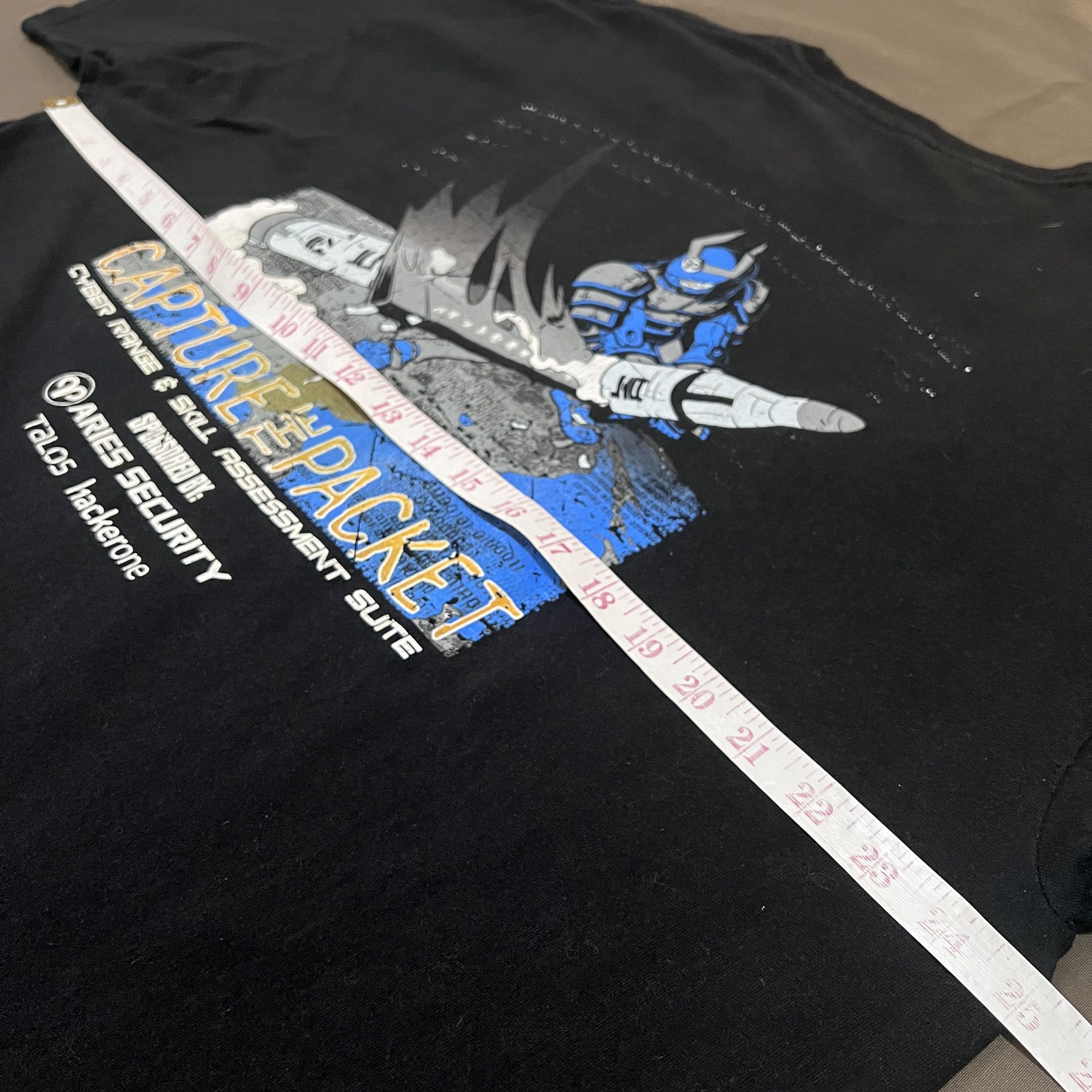 Microsoft × Vintage Vintage Y2K Capture the packet Hacker Aries Security Cyber Size US XXL / EU 58 / 5 - 6 Thumbnail