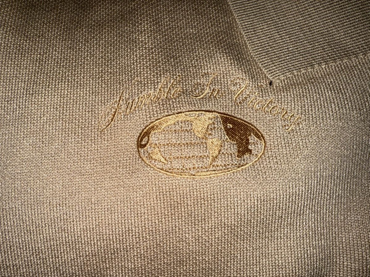 Other INVNCBL “humble in victory” Collegiate Knit Zip-up Sweater L Size US L / EU 52-54 / 3 - 3 Thumbnail