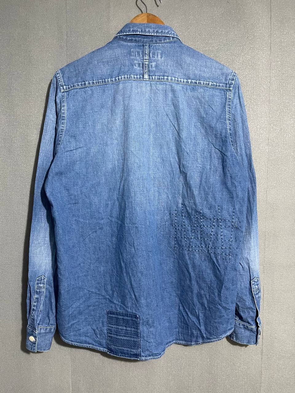 FDMTL FDMTL Denim Patchwork shirt Size US L / EU 52-54 / 3 - 2 Thumbnail