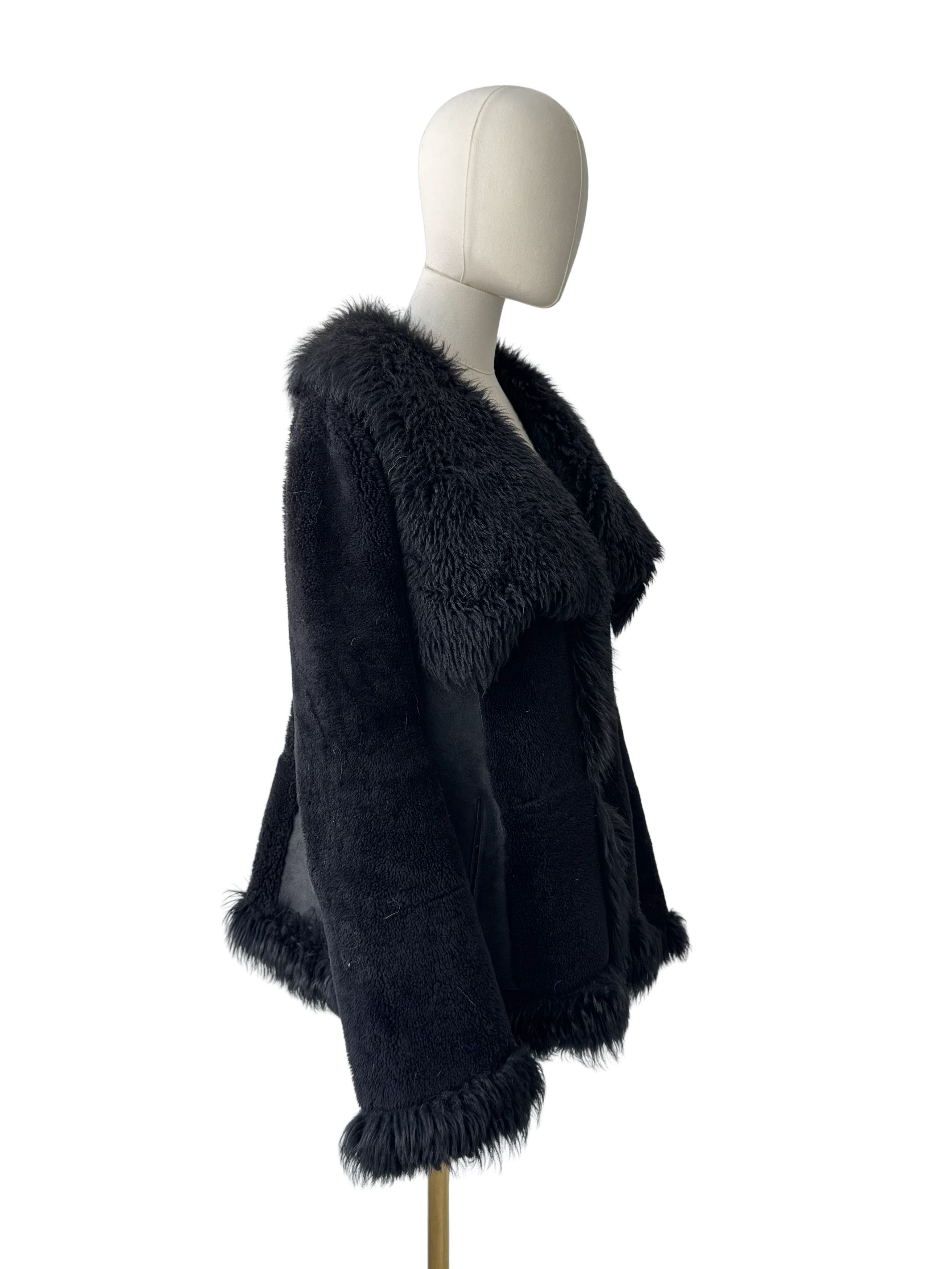 Vintage Vintage Real Sheepskin Coat Size L / US 10 / IT 46 - 1 Thumbnail