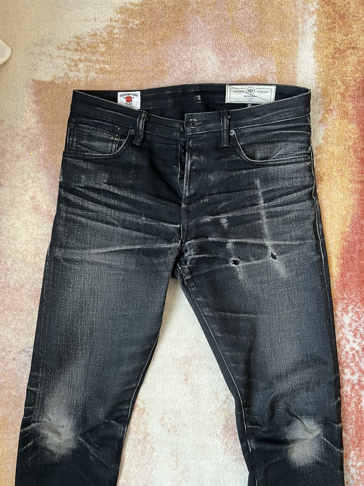Rogue Territory Cryptic Stealth Strong Taper Denim Size US 31 - 3 Thumbnail