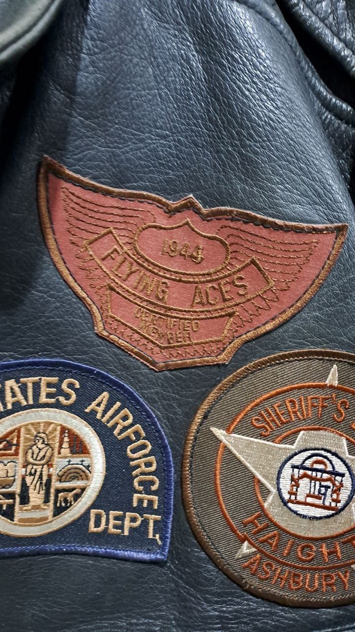 Genuine Leather RARE! Genuine Leather Jacket With pathwork Size US L / EU 52-54 / 3 - 4 Thumbnail