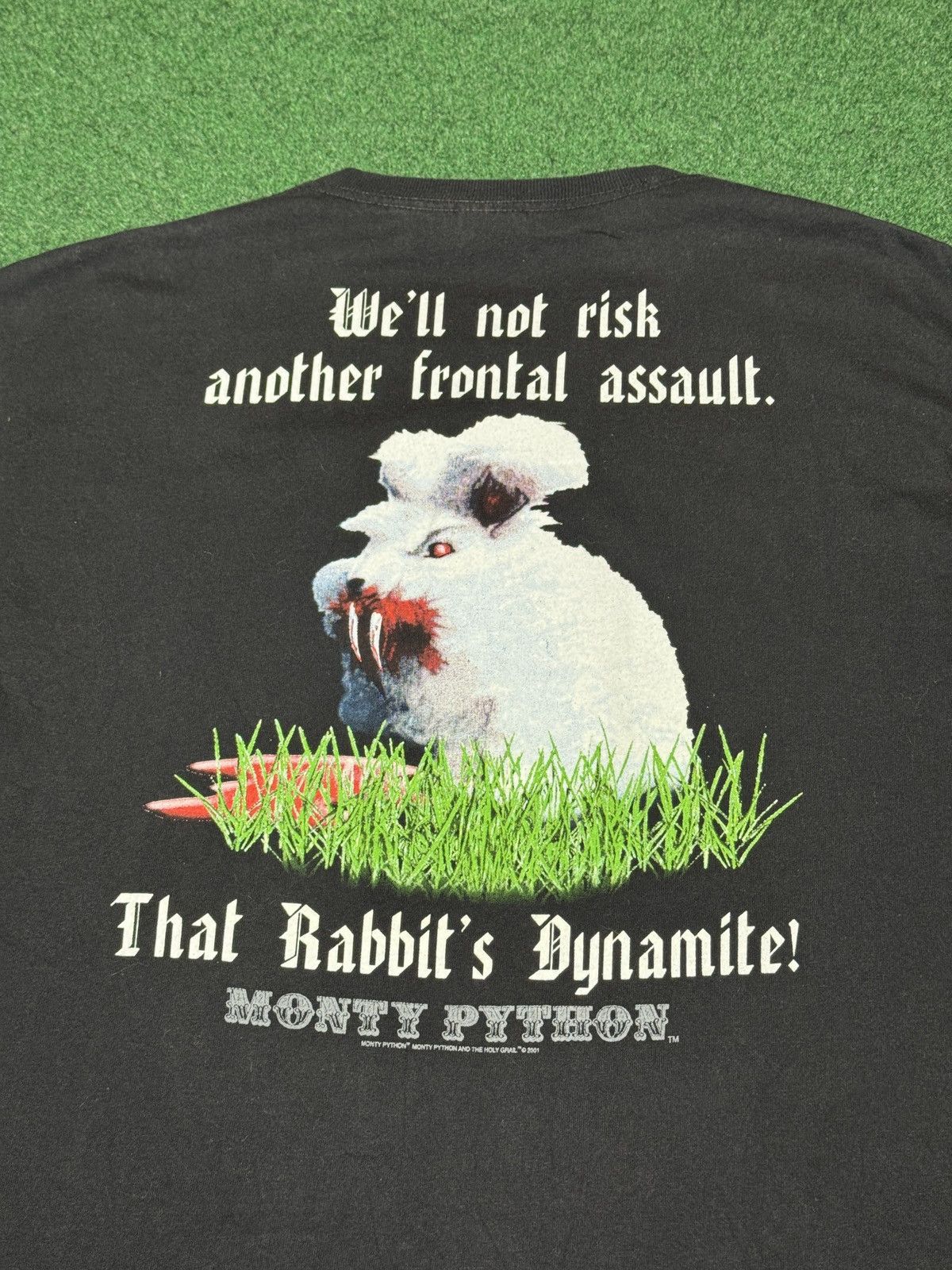 Vintage Monty Python Holy Grail Dynamite Rabbit Y2K Movie T Shirt L Size US L / EU 52-54 / 3 - 2 Thumbnail