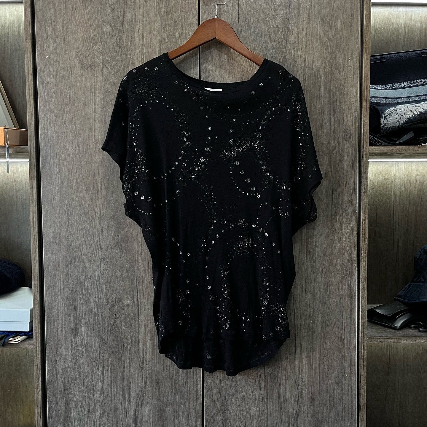 Saint Laurent Paris Saint Laurent Glitter Short Sleeve T-Shirt US M Size US M / EU 48-50 / 2 - 1 Thumbnail