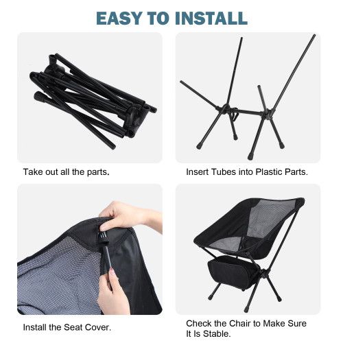 Designer × Homemade YSSOA, Ultralight Portable, Lightweight Foldable Chair for B Size US L / EU 52-54 / 3 - 6 Thumbnail