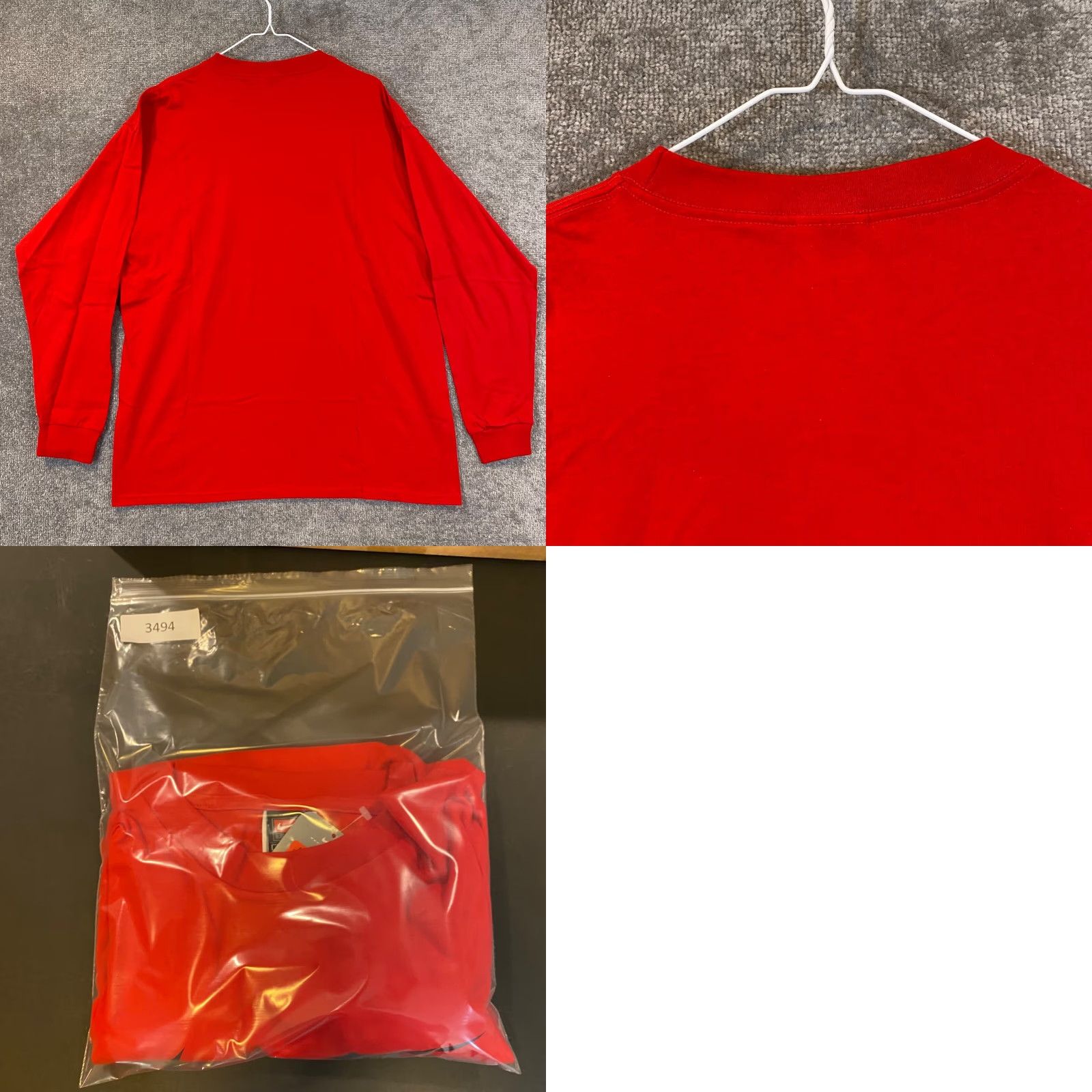 Nike VINTAGE Nike Shirt Long Sleeve Adult Large Red Black Swoosh 2002 Y2K Mens Size US L / EU 52-54 / 3 - 8 Thumbnail
