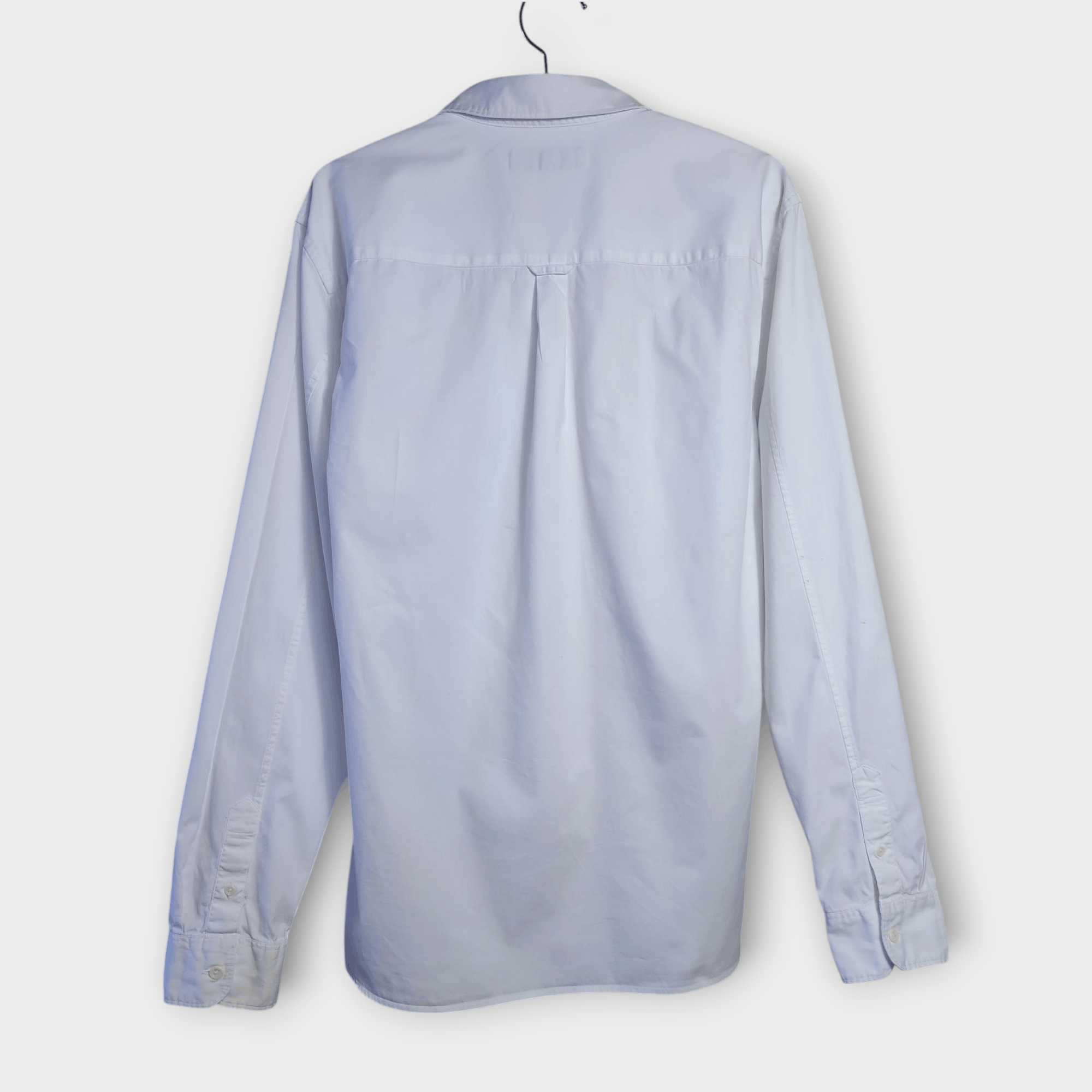 Allsaints AllSaints Redondo Oxford White Button Up Shirt M Size US M / EU 48-50 / 2 - 13 Thumbnail