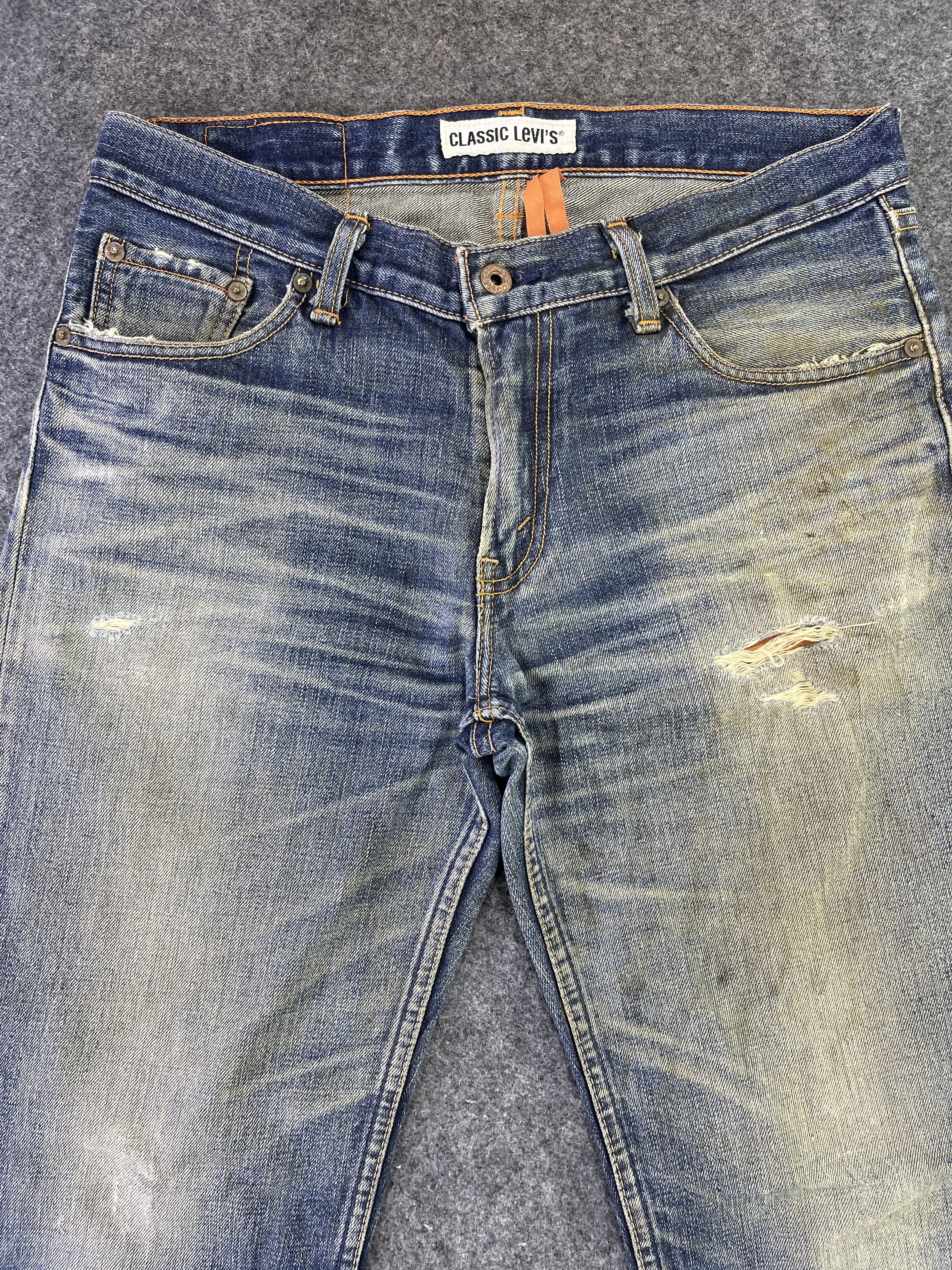 Levi's Vintage Levis 502 Rusty Wash Jeans - J907 Size US 33 - 3 Thumbnail