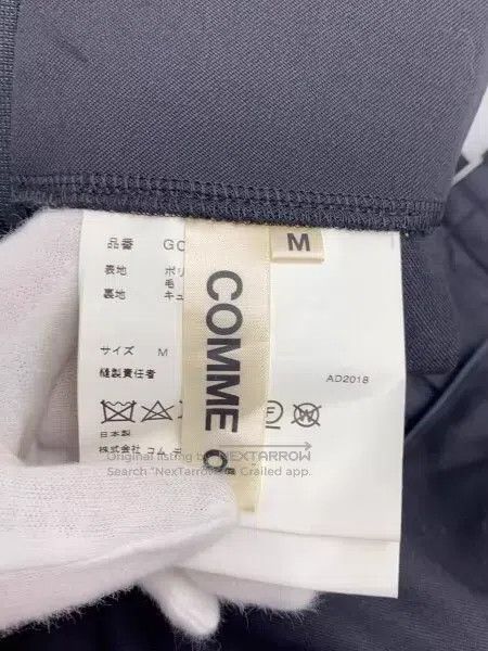 Comme des Garcons Comme Des Garcons size M Black Retro Bow Tie Design Skirt Size 23" - 4 Thumbnail