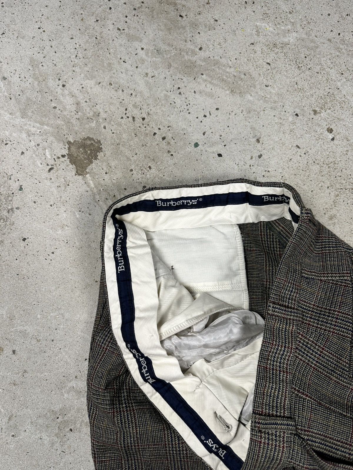 Burberry × Vintage Vintage 80/90s Burberry’s Tartan Nova Check Baggy Pants Size US 34 / EU 50 - 8 Thumbnail
