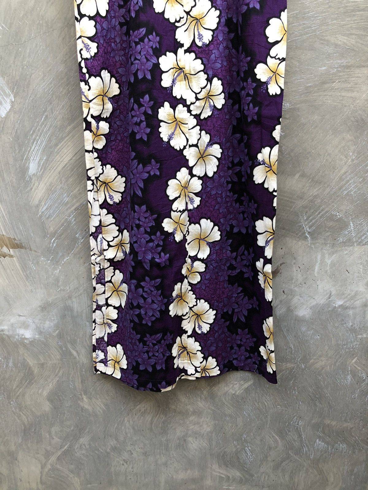 Vintage Vintage Hawaiian Floral Maxi Dress Size M / US 6-8 / IT 42-44 - 7 Thumbnail