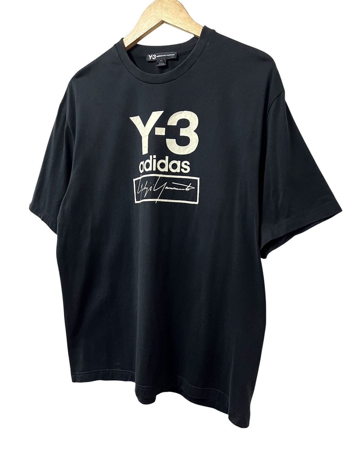 Adidas × Y-3 ADIDAS Y3 YOHJI YAMAMOTO STACKED LOGO STREETWEAR TSHIRT TEE Size US M / EU 48-50 / 2 - 5 Thumbnail