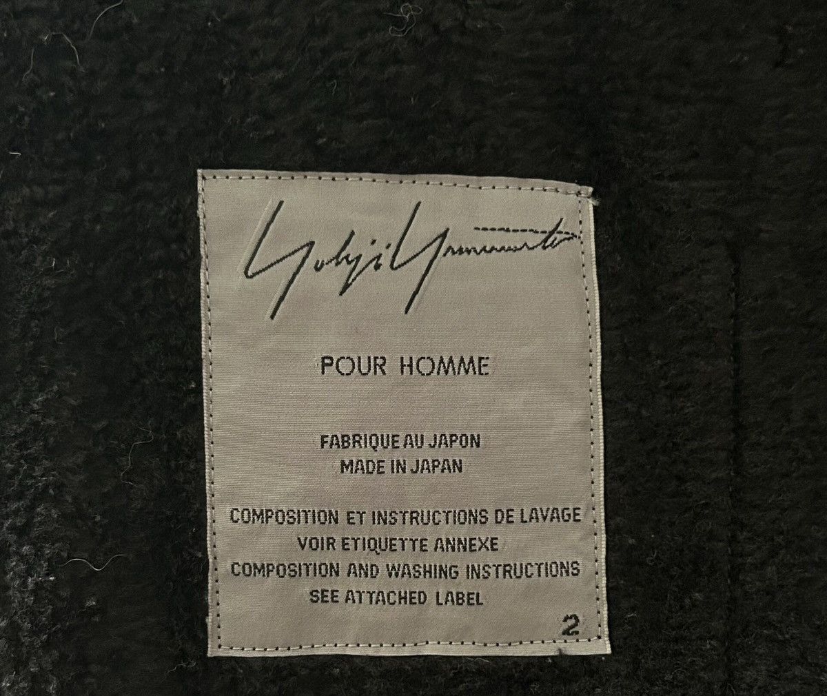Yohji Yamamoto Yohji Yamamoto 12AW Hand-Stitch Topstitch Wool Blazer Size US M / EU 48-50 / 2 - 4 Thumbnail