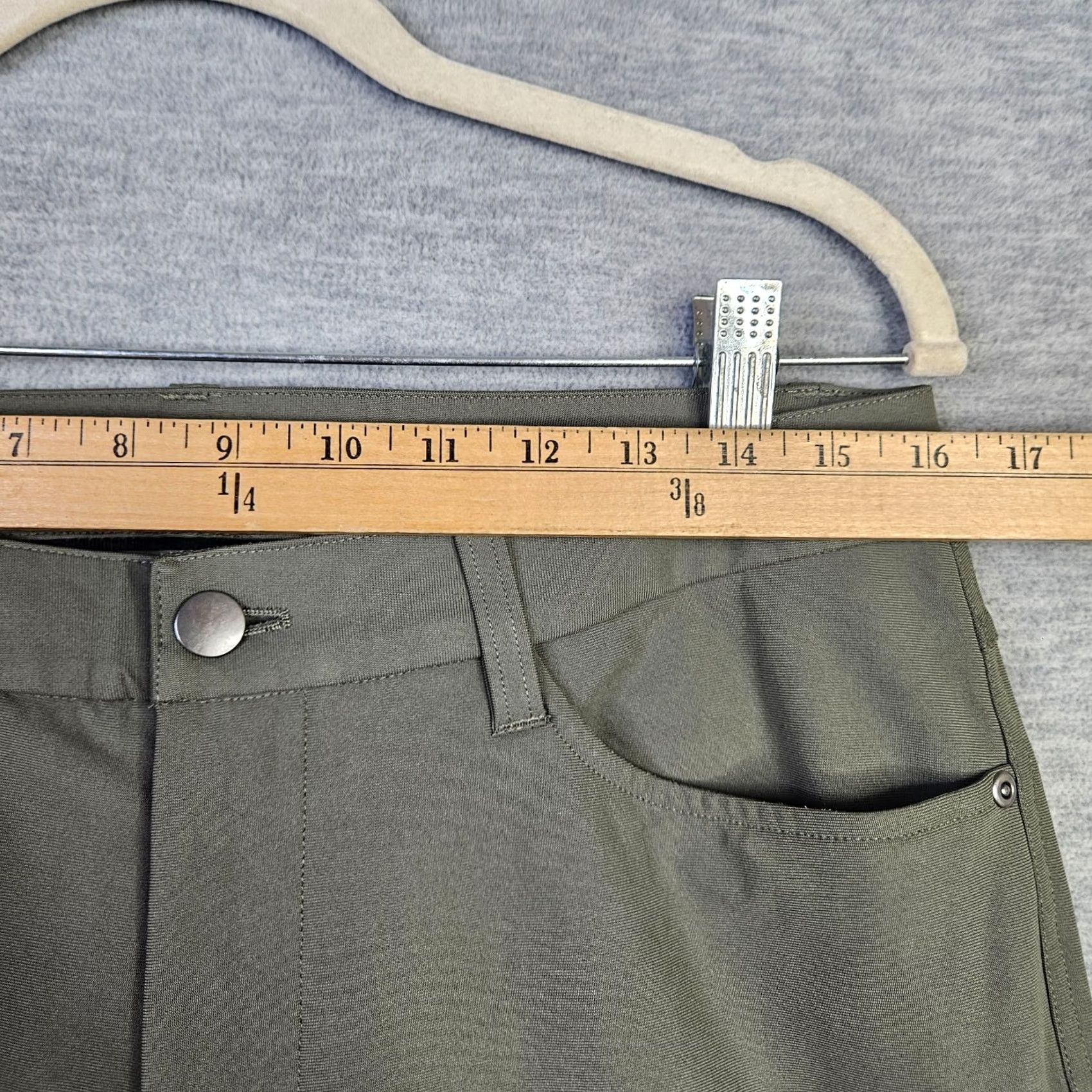 Lululemon Lululemon ABC Slim-Fit 5 Pocket Warpstreme Green Pant Men Size 32 Size US 32 / EU 48 - 7 Thumbnail