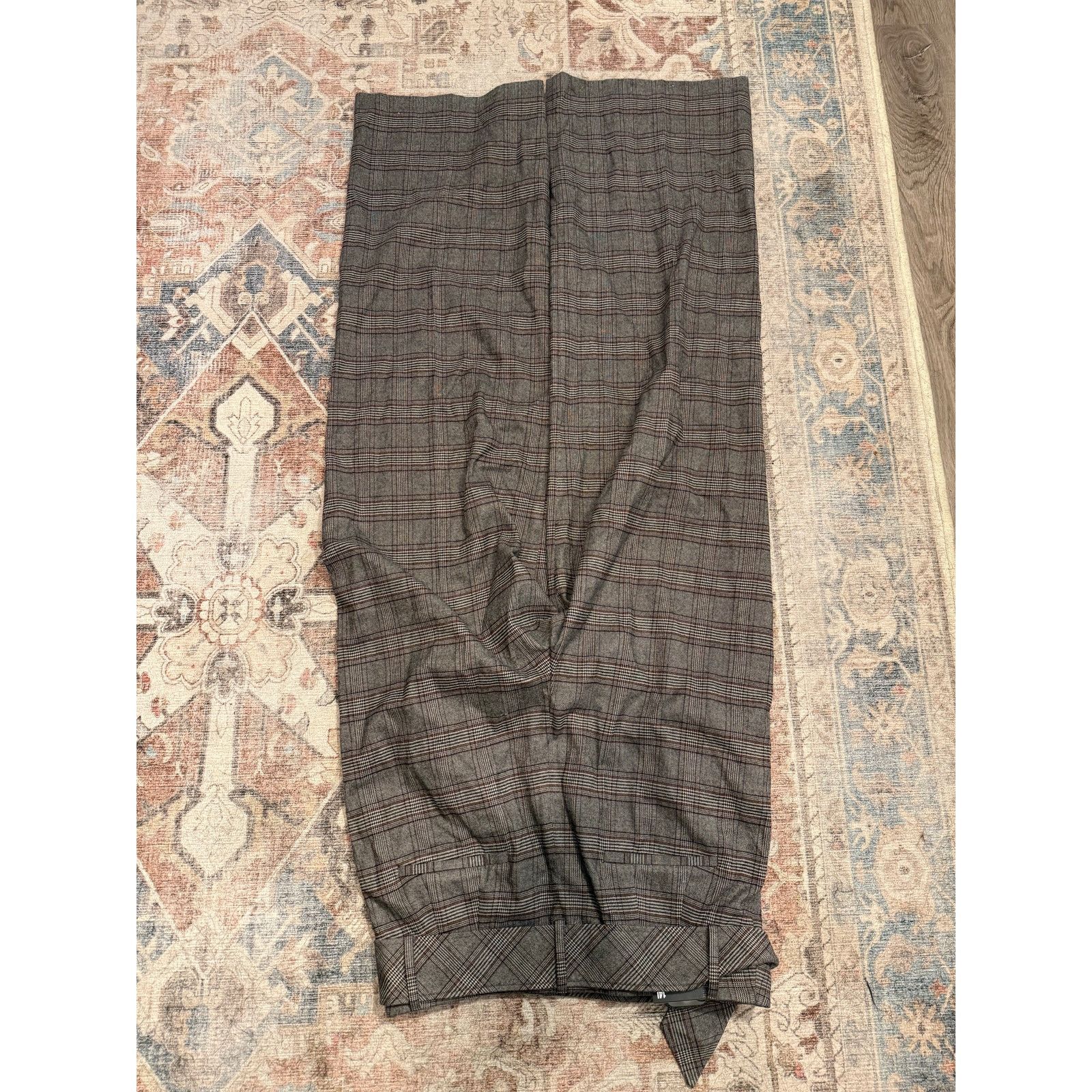 Express Express NWT Gray Wide Leg Super High Rise Pants Sz 14 L, $88 Size 36" / US 14 / IT 50 - 7 Thumbnail